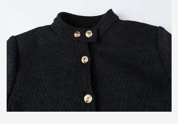 LOVEHEYNEW Stand-up Collar High-end Temperament Versatile Jacket