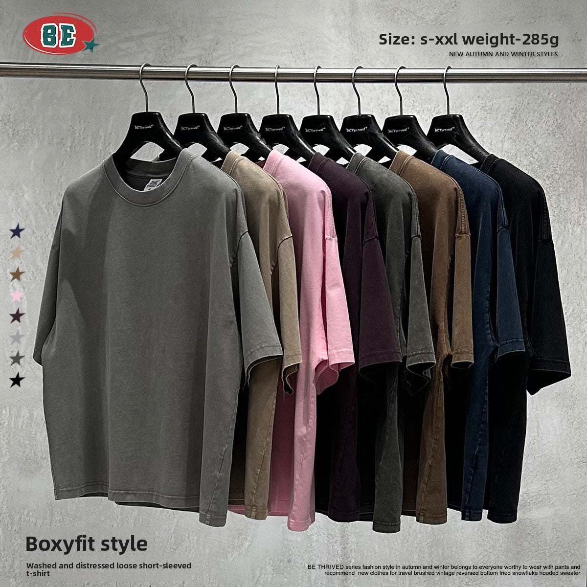 BE Retro Old Loose Casual Tee