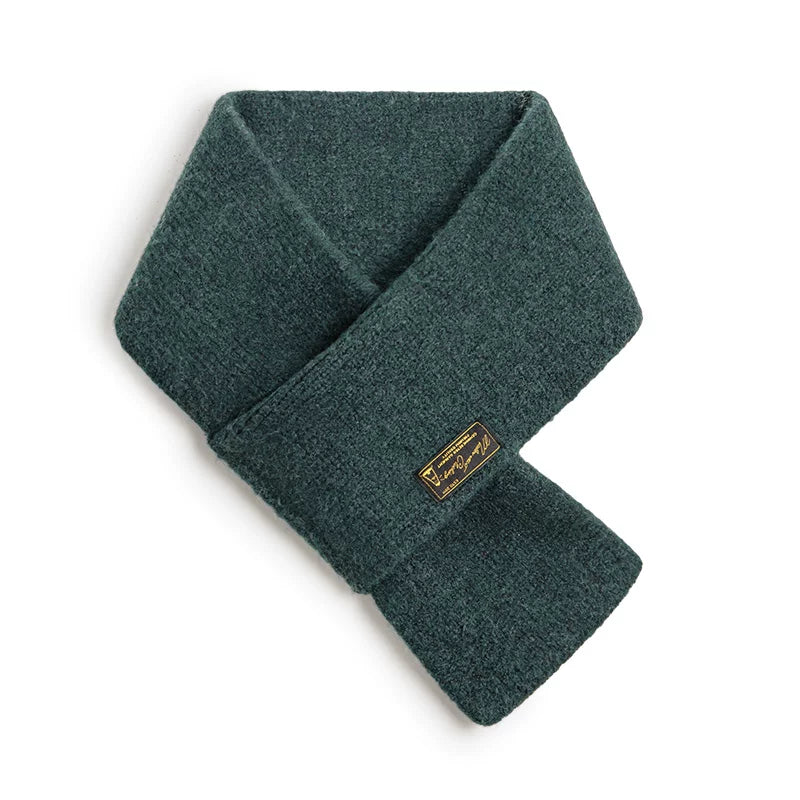 MADEN Retro Imitation Mohair Knitted Small Scarf