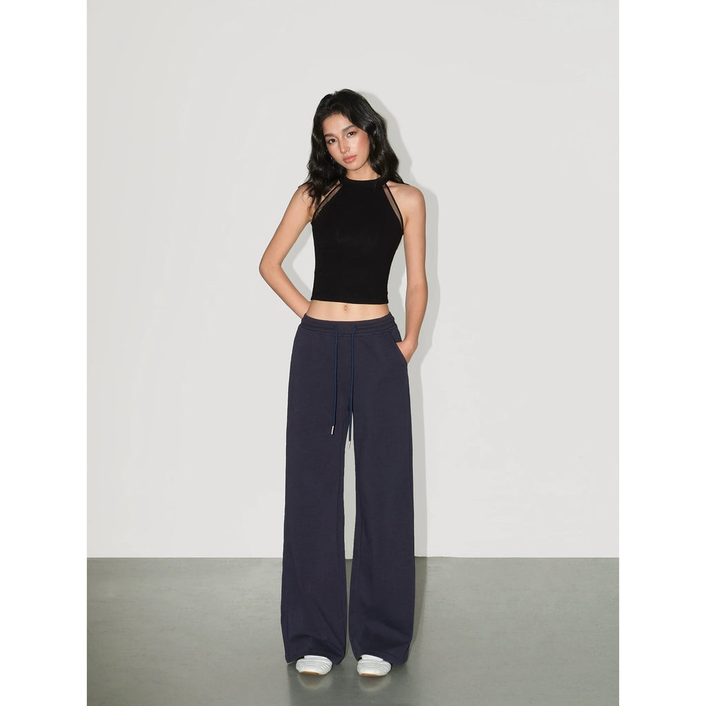 NEVA HU Low Waist Drawstring Loose Sweatpants