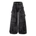 BLACKLISTS Deconstructed Multi-pocket Tooling Jeans