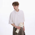 CHOR Casual Neckline Streamer Versatile Lapel Shirt