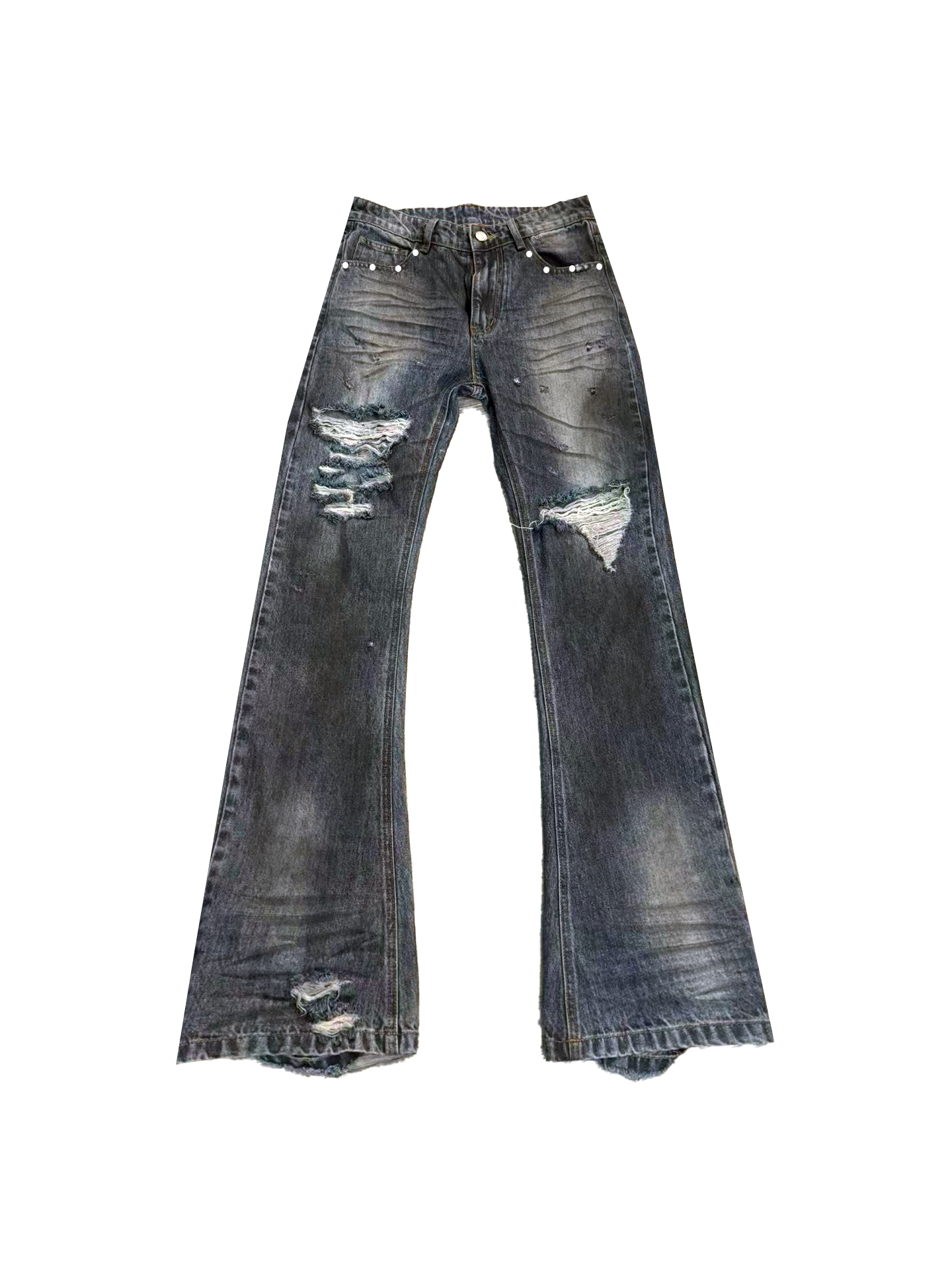 DETW Stacked Skinny Ripped Jeans