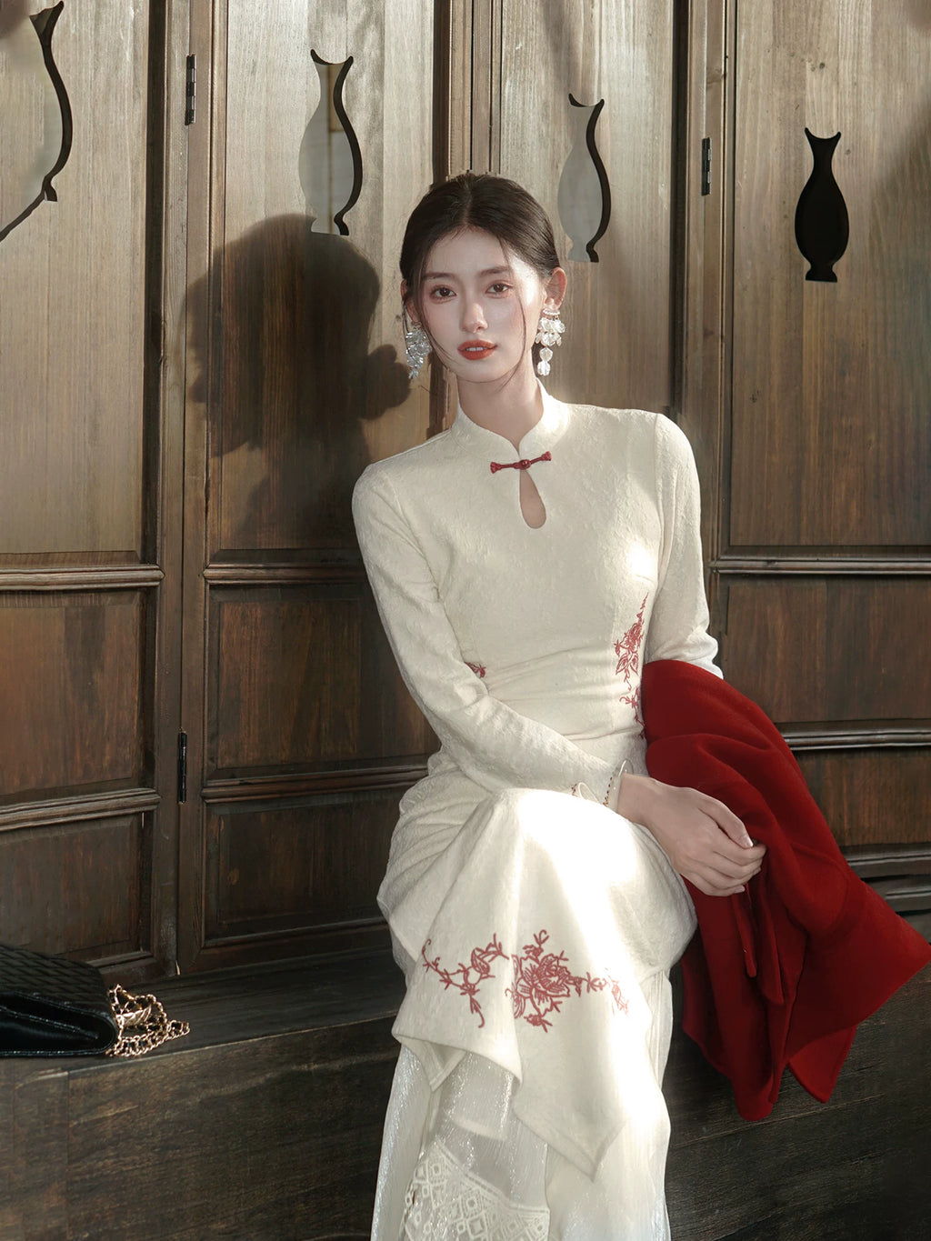 ZIHE Haute Couture Embroidered Dress