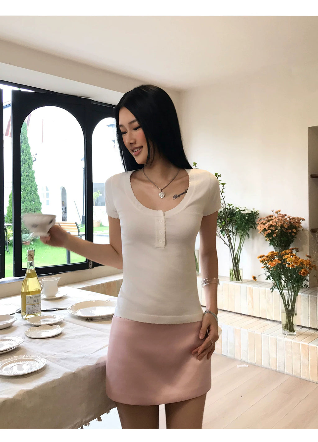 Audwyn Short Slim and Slim Round Neck Tee