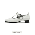Donkey Thick Heel Square Head Light Mouth Single Shoes