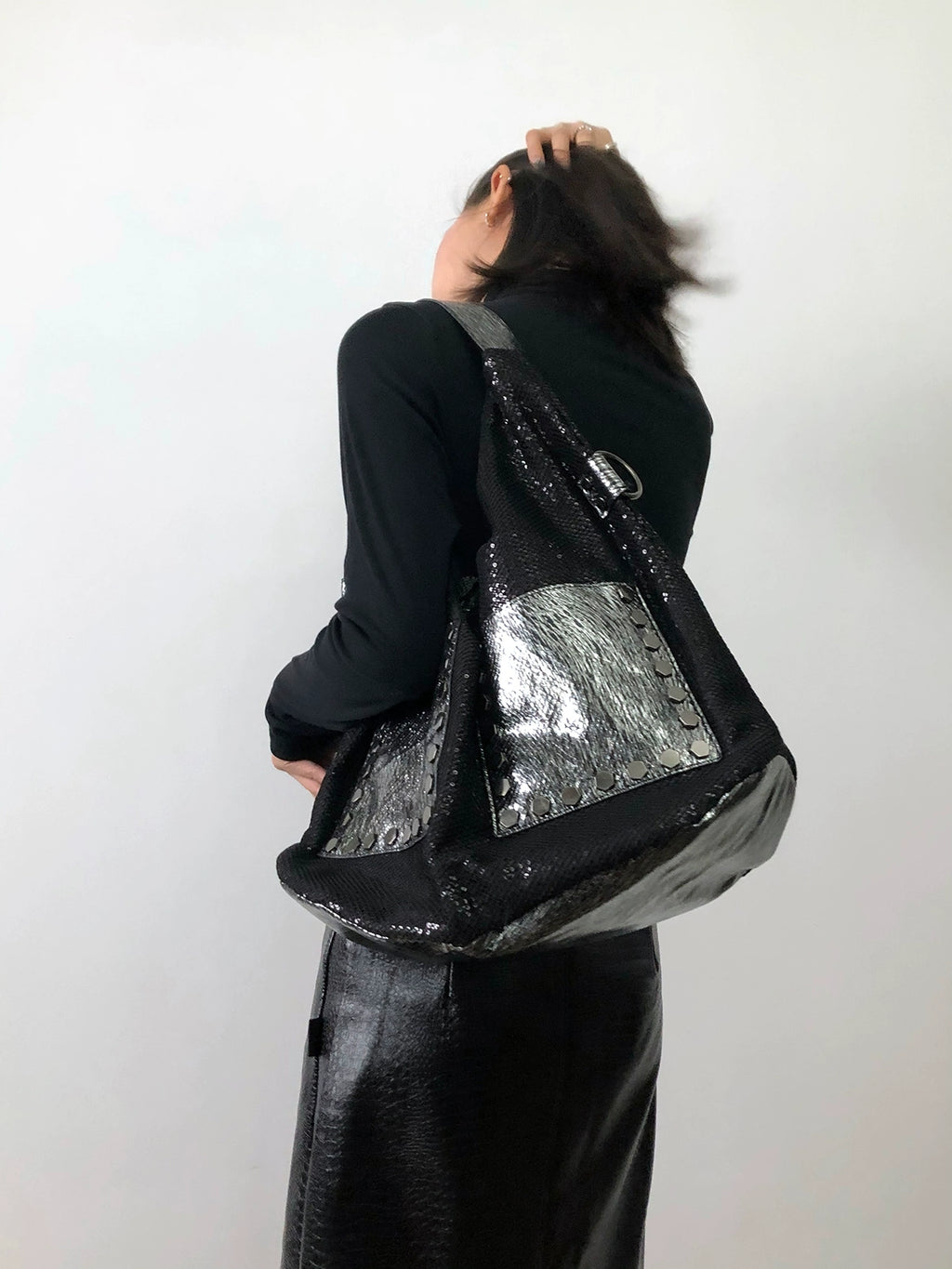 BINGBONG Personalized Flash Splicing Big Bag