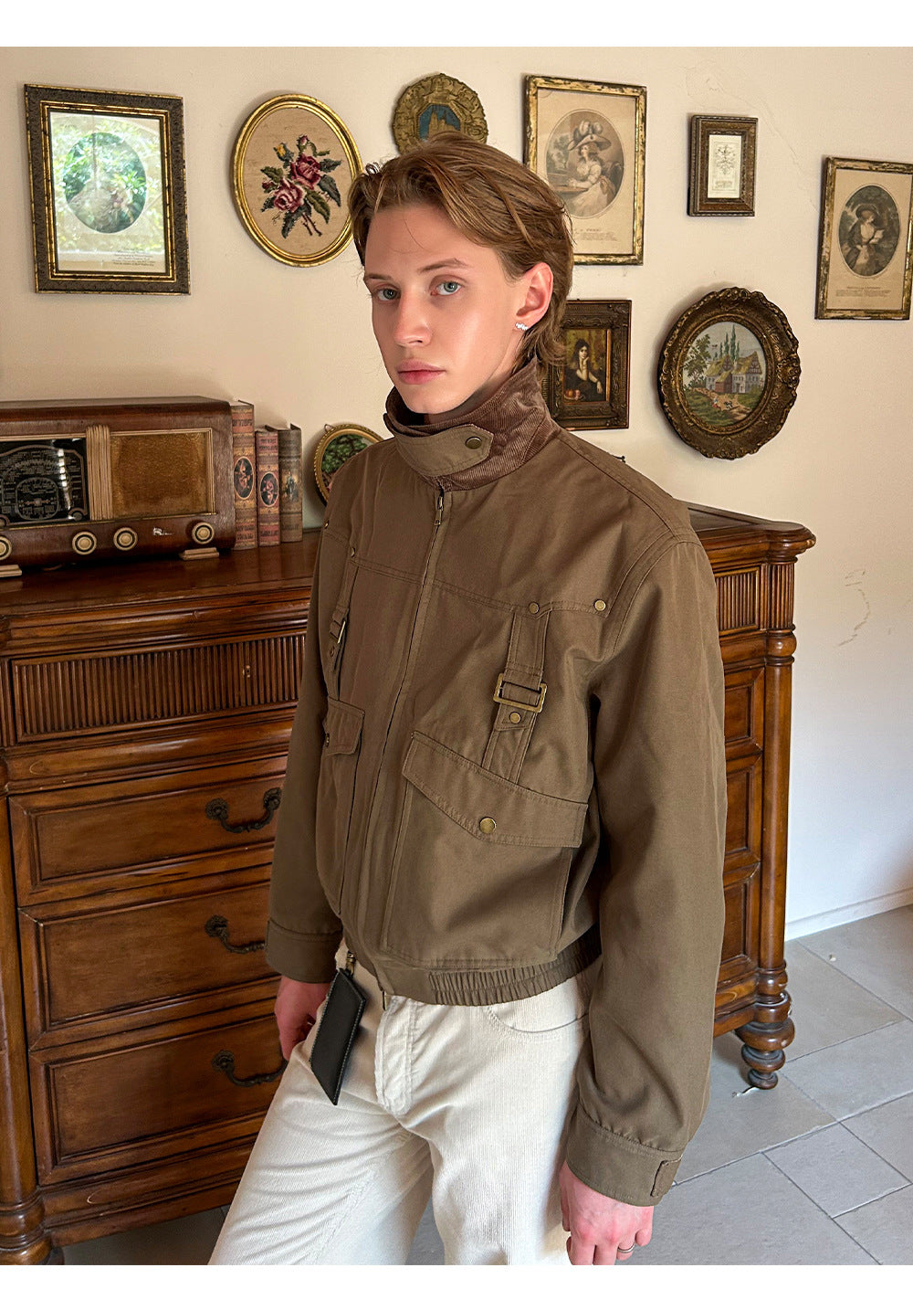 EME Vintage Corduroy Lapel Jacket