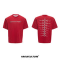 ArguECulturE Rivet Spine Embroidery Loose Tee