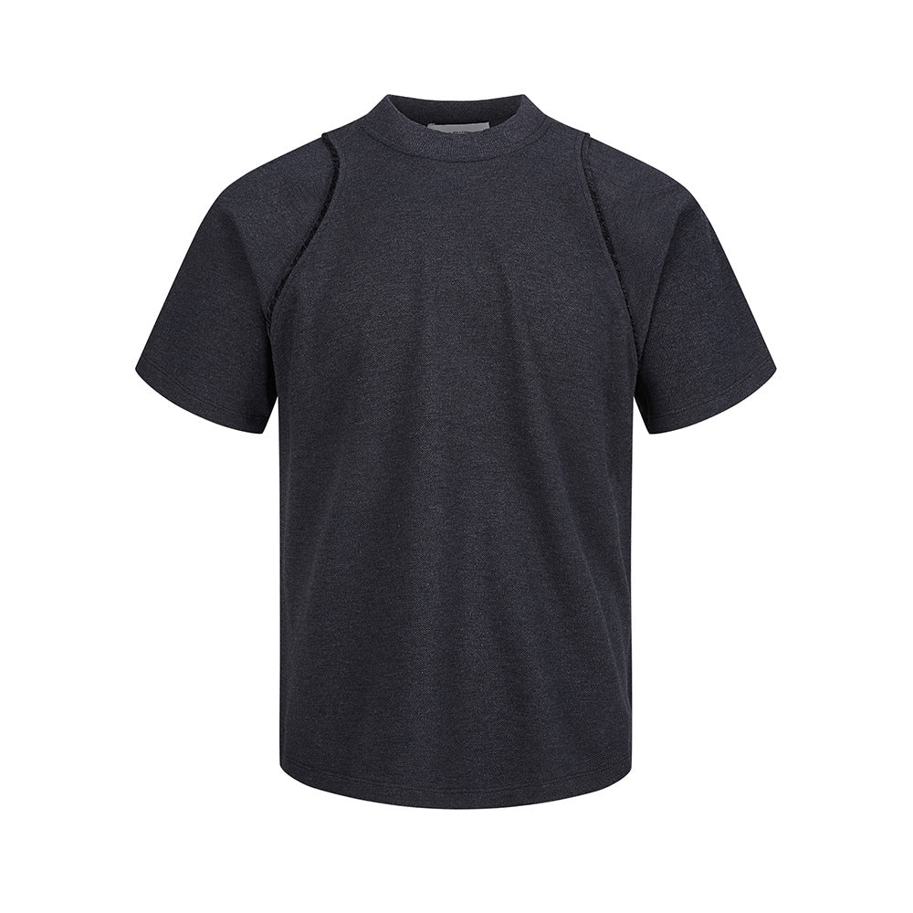 EME Vintage Straight-shoulder Casual Tee