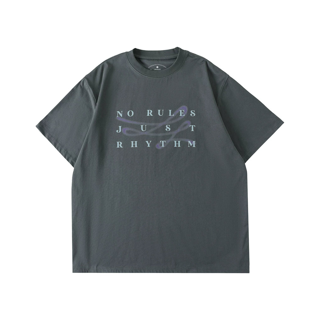 LR Cool Unreal Line Print Tee