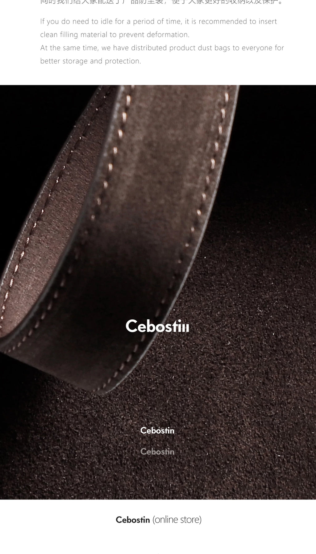 Cebostin Matte Cowhide Premium Feeling Large Capacity Armpit Bag
