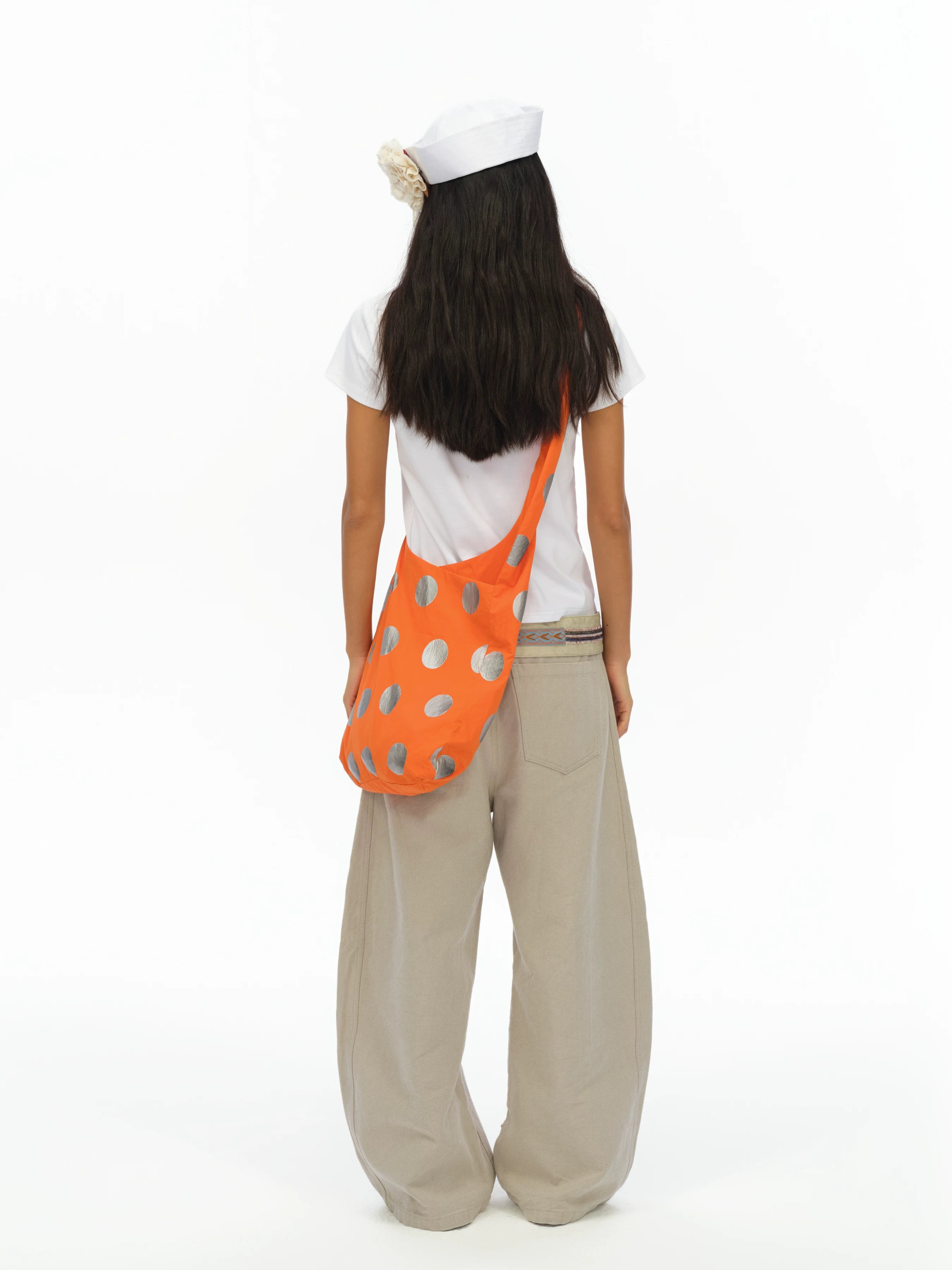 Oinimi Three-dimensional Gradual Change Polka Dot Messenger Bag