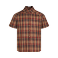 Set for life handmade tassel beard cotton light plaid casual short-sleeved shirt