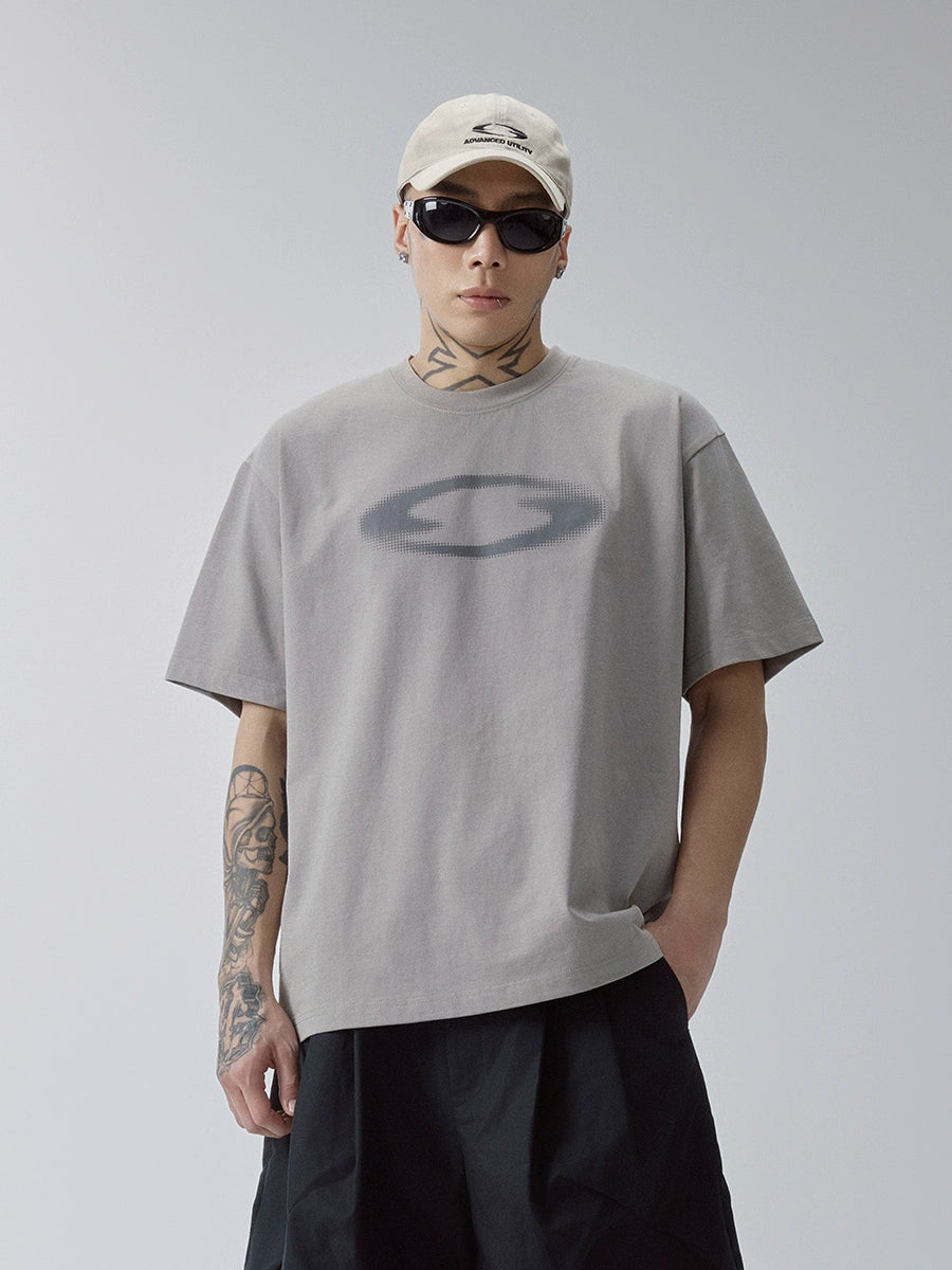 F2CE Basic Logo Printing Loose Retro Tee