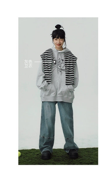 STILLYOU Street Personality Tooling Jeans