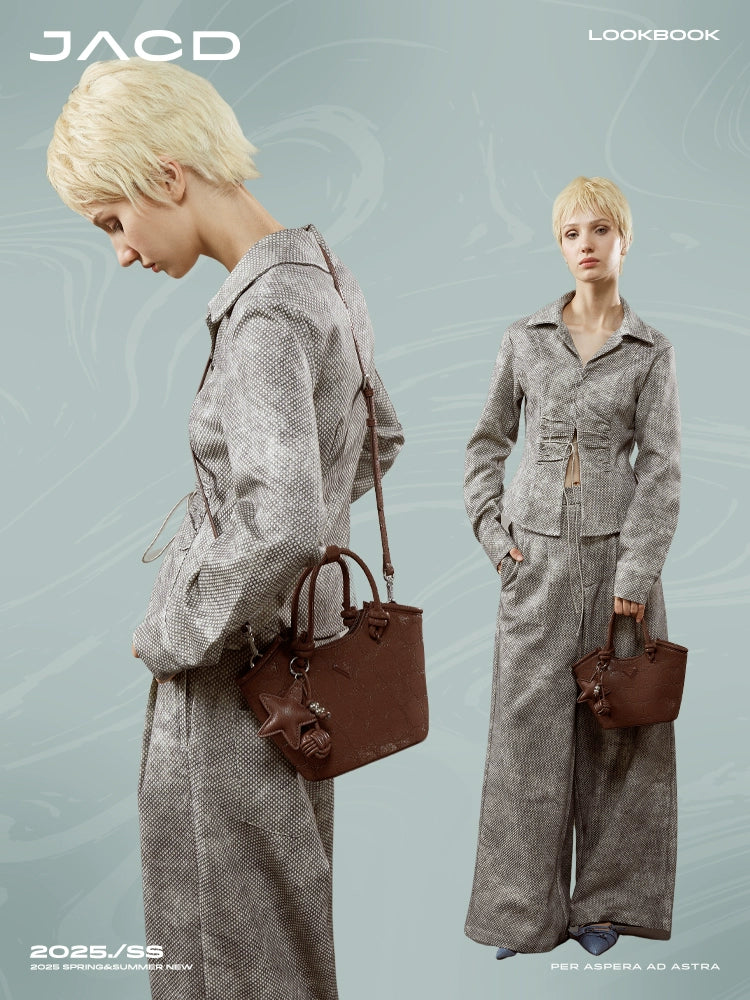 JACD Premium Feeling Bucket Shoulder Messenger Bag