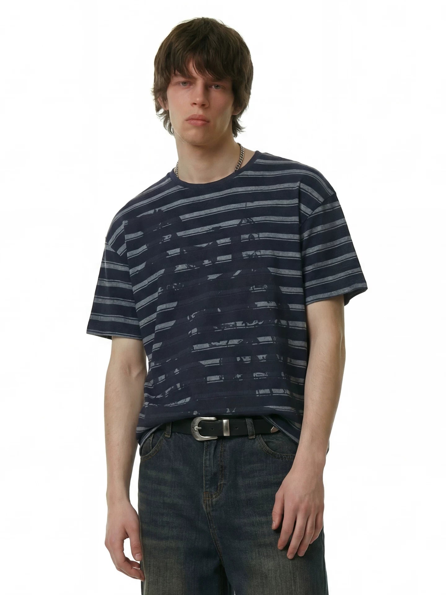 Remedy Vintage Loose Lazy Striped Tee