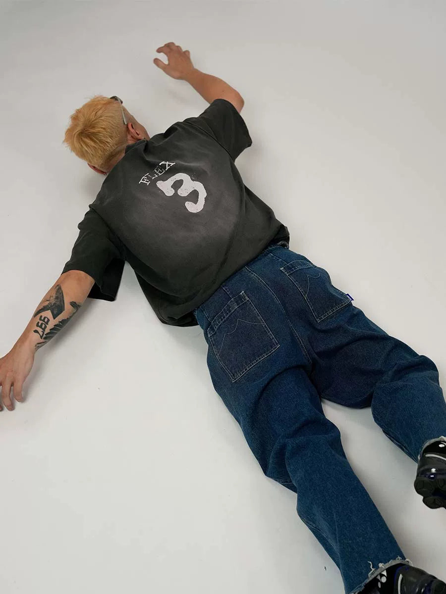 O3PARK Loose Versatile Crew Neck Tee