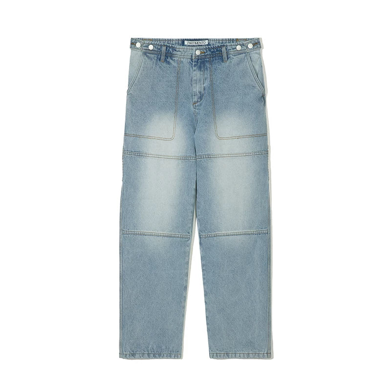 PARTIMENTO Vintage Fashion Loose Jeans