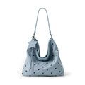 Mcmiko Suede Polka Dot Large Capacity Shoulder Bag