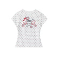 HeyHenry Polka Dot Slim Slim Versatile Tee