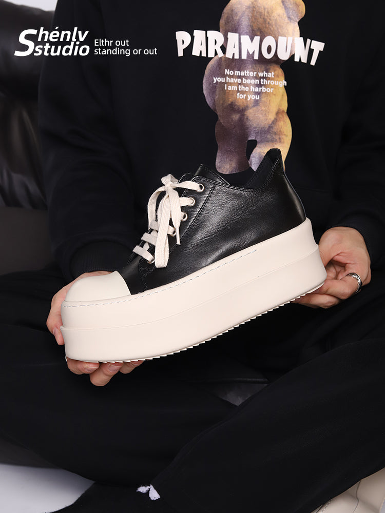 SHENLV STUDIOS Height increase 6cm Platform Shoes