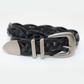 ZOZOFOREST "Handwoven" Old Money Upstart Cowhide Belt