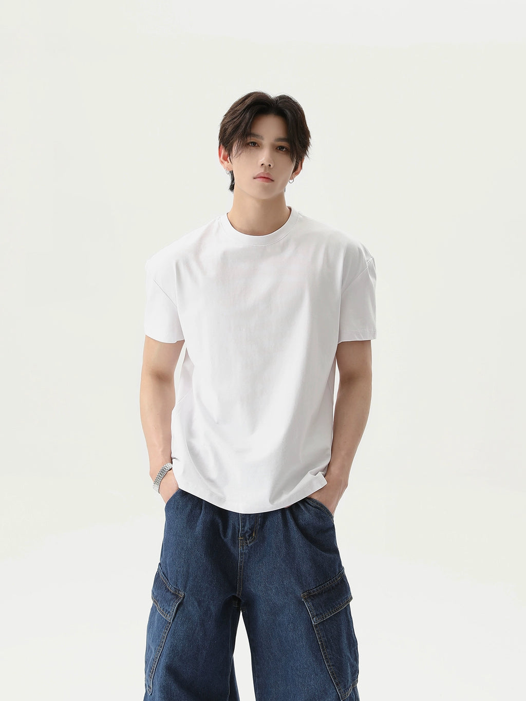 TURNTIDE Niche Simple Vintage Loose Tee