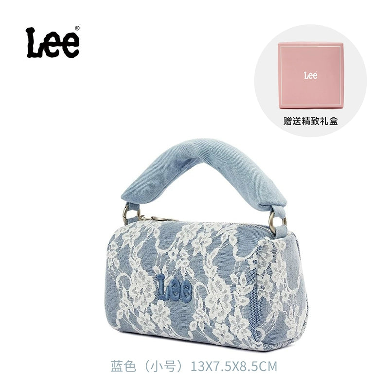 Lee Mini Lace Embroidered Chain Crossbody Bag