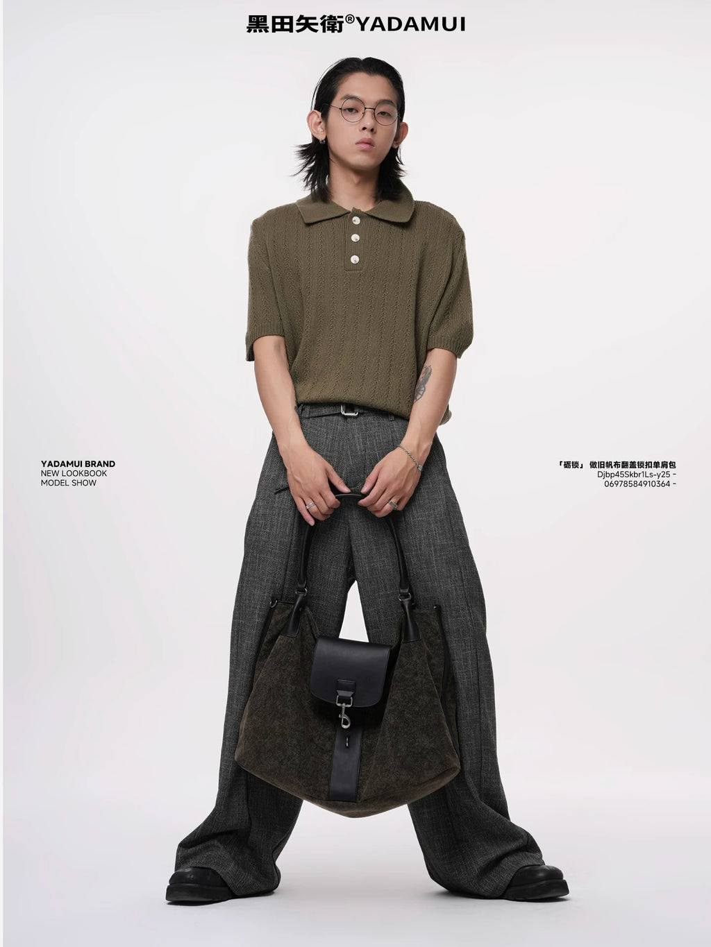 YADAMUI High-end One-shoulder Canvas Tote Bag