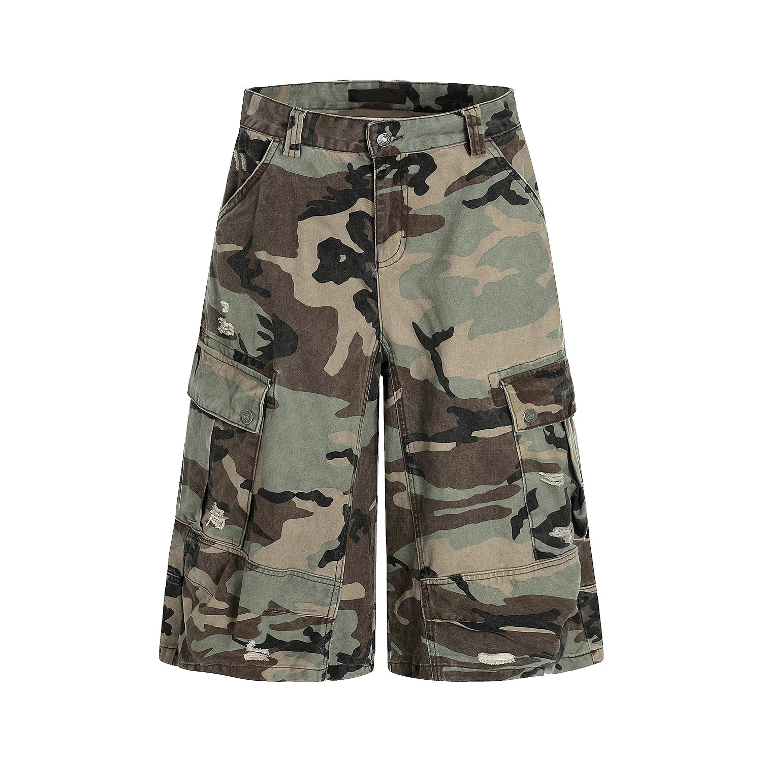 MT99 Three-dimensional Wear Multi-pocket Camouflage Shorts