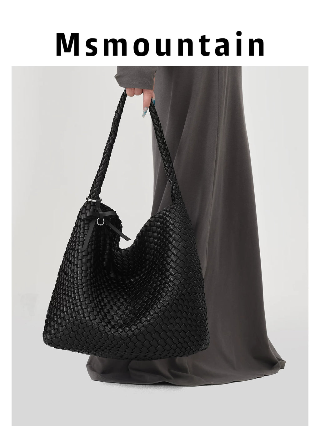 Msmountain Niche Woven Large Capacity Tote Bag