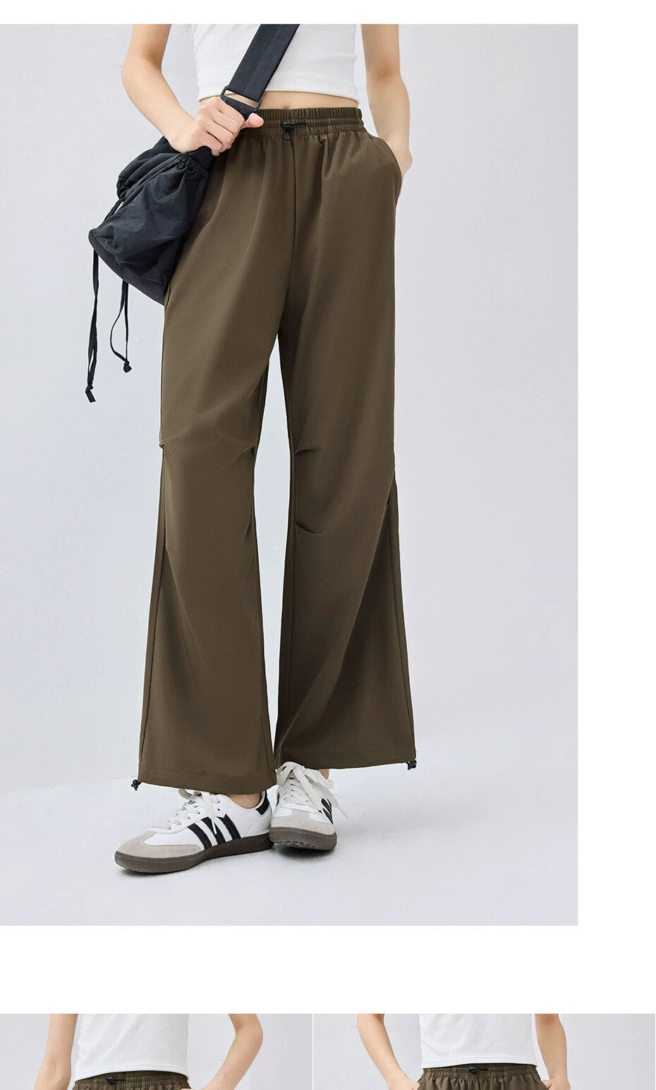 Giordano Pleated Elastic Waist Slacks