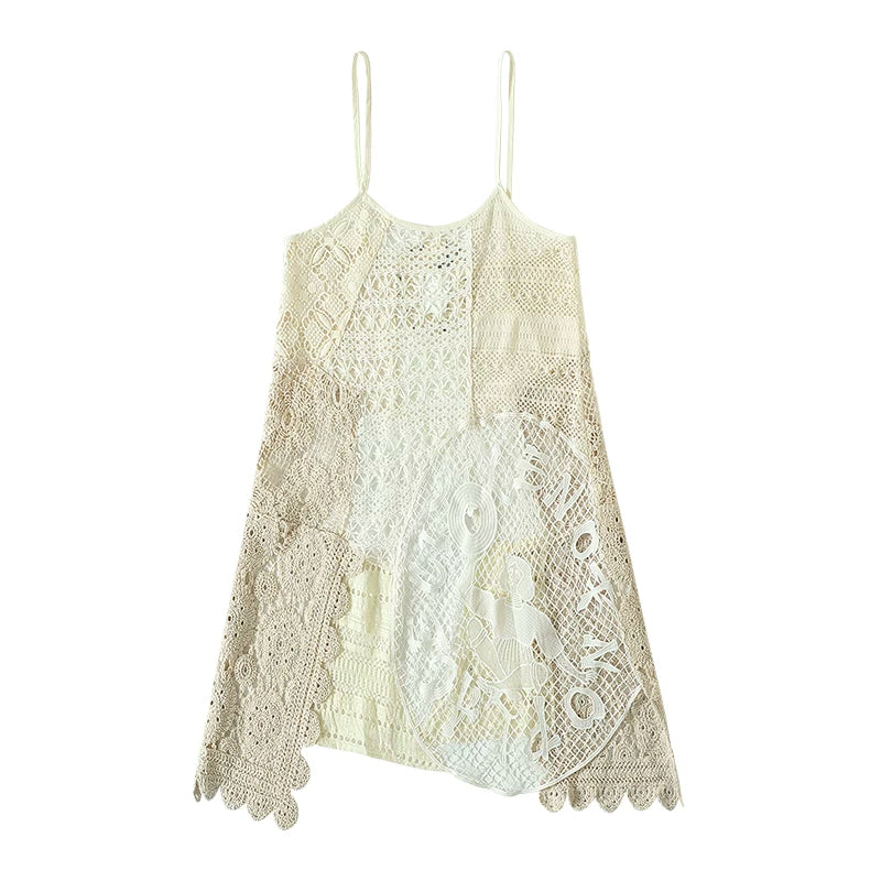 CONP Lace Splicing Suspender Skirt
