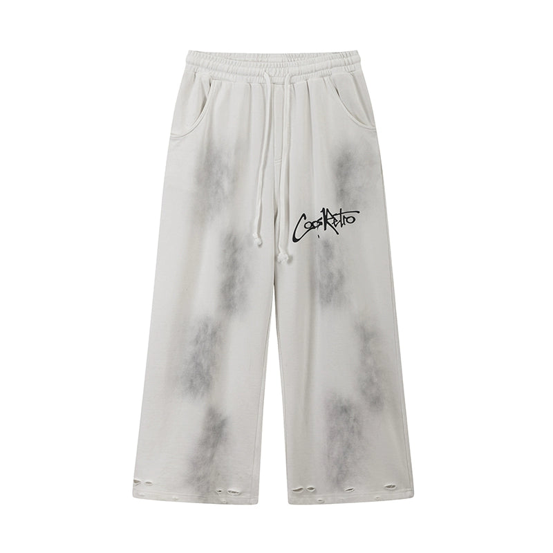 CoosRetro Washed, Distressed, Statement and Versatile Sweatpants