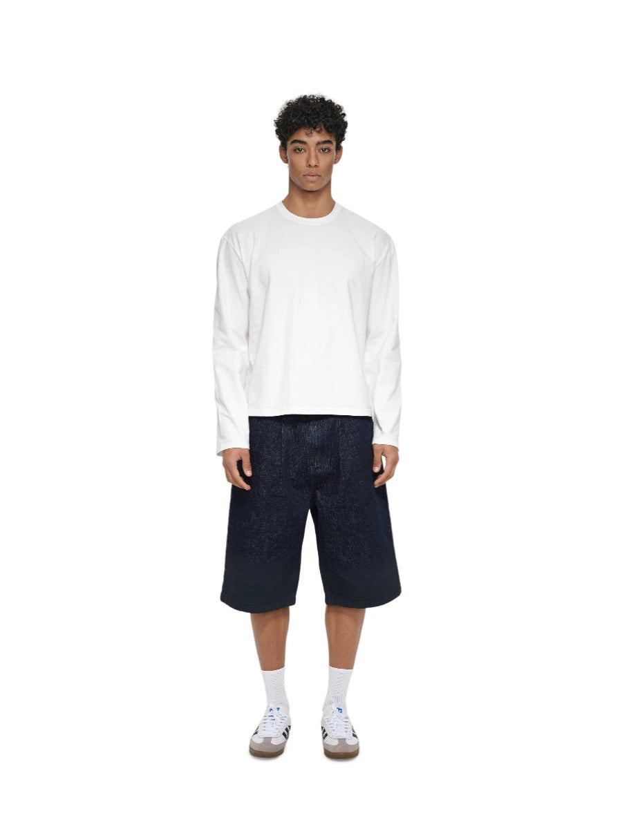 AaNn Simple Short and Wide Casual Long Sleeves