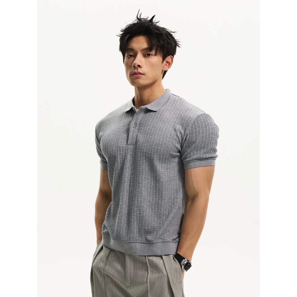 DAY NY Retro Casual Straight-shouldered POLO Shirt