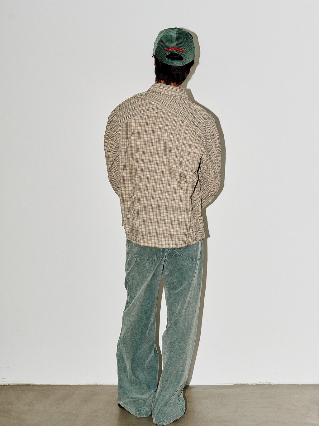 LIBERAFIT Three-dimensional Chain Embroidered Corduroy Baseball Cap