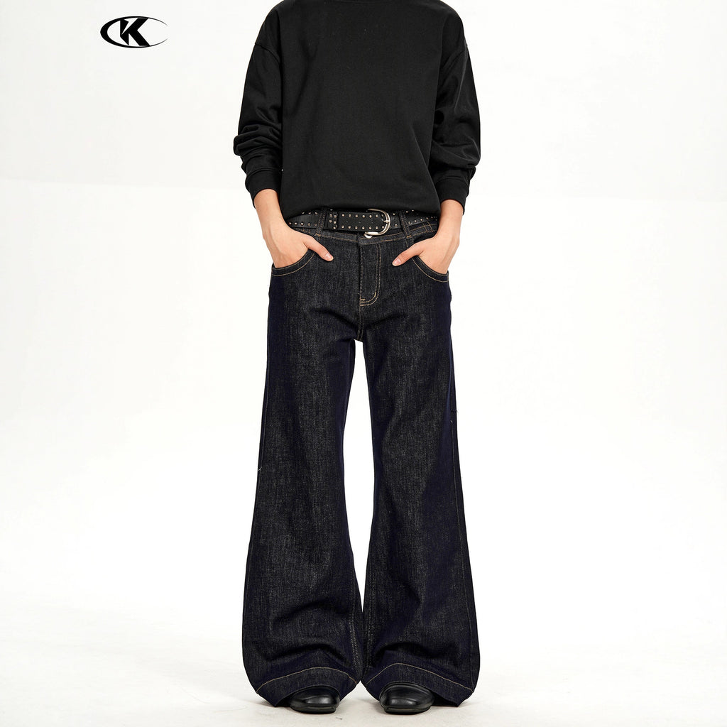 11KN Retro Slim-fit Three-dimensional Slim Casual Jeans