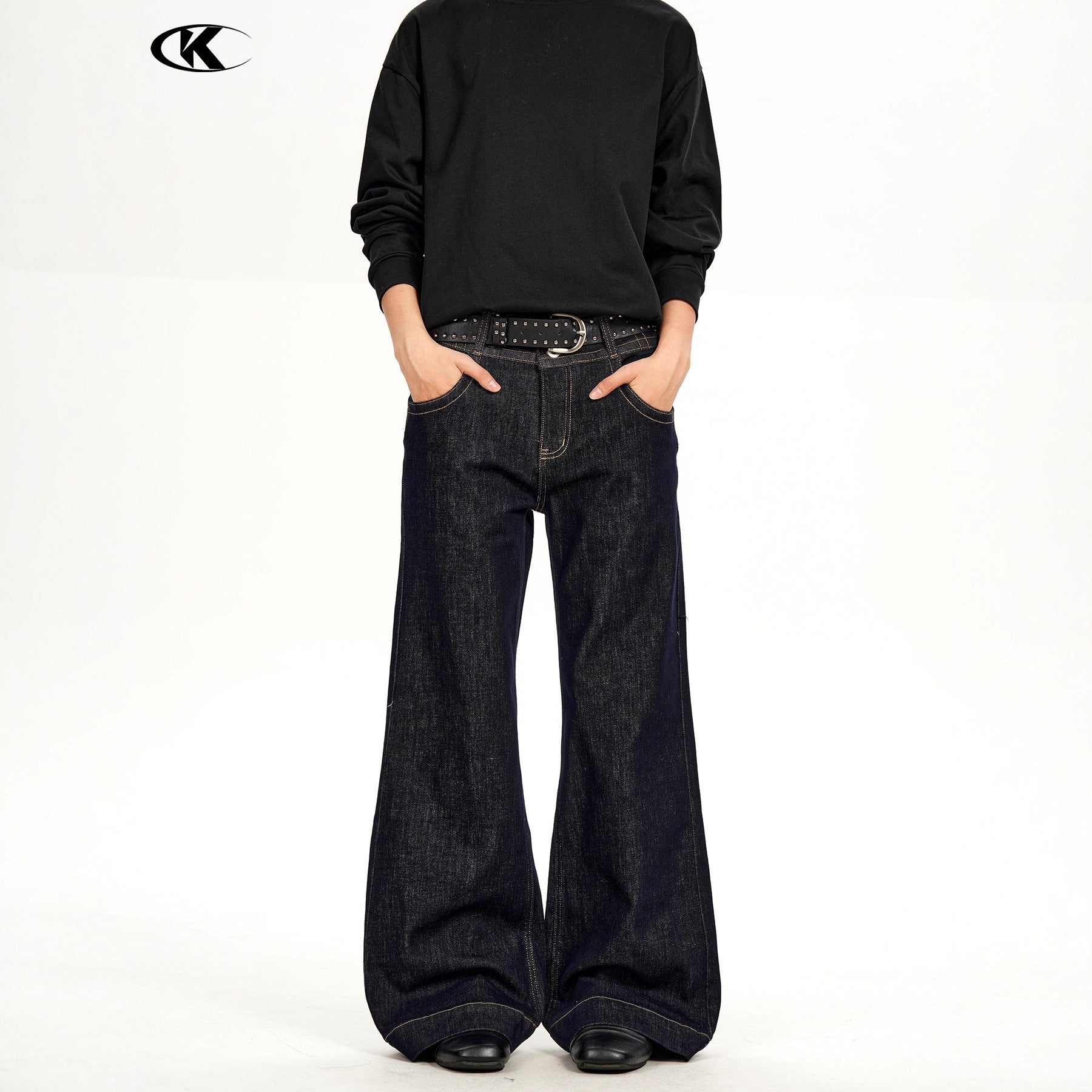 11KN Retro Slim-fit Three-dimensional Slim Casual Jeans
