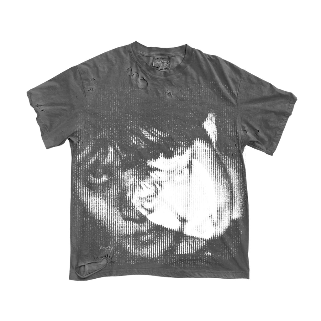 Prism Shoulder Ripped Loose Tee