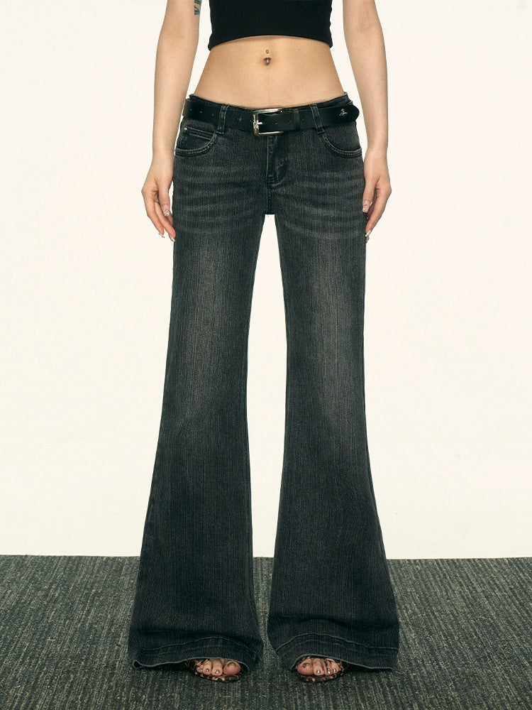 Aaisup Low Waist Wide Leg Floor Pants