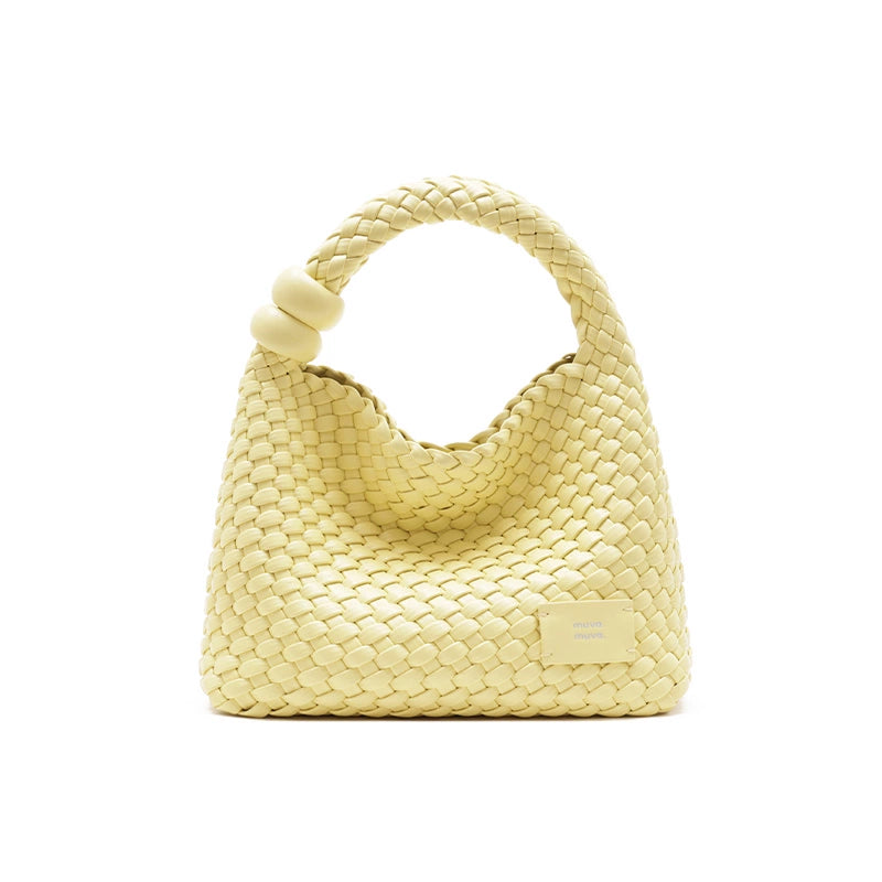 MUVA Woven Holiday Bead Small Bag
