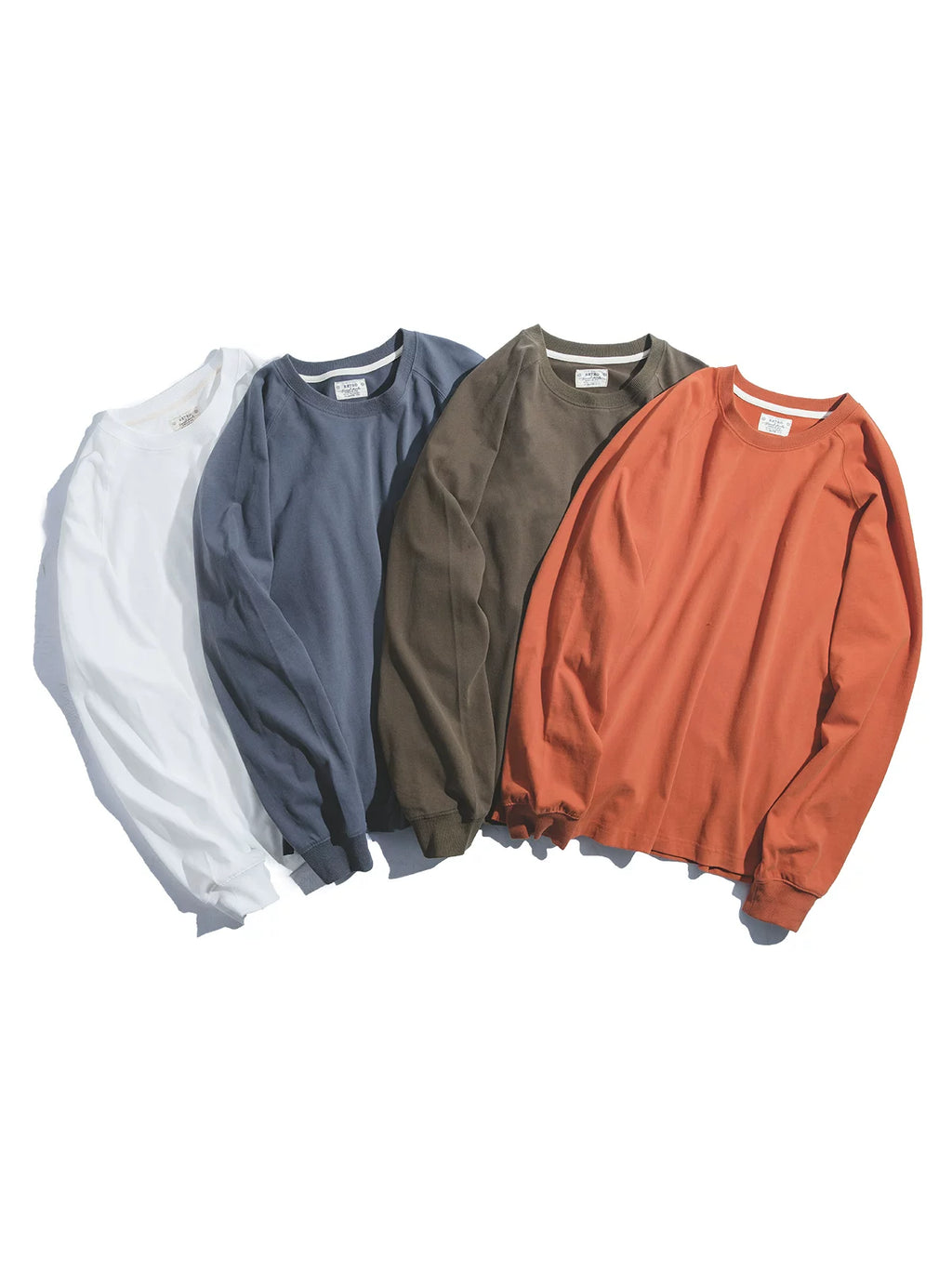 Madden loose cotton crew-neck long-sleeved shirt