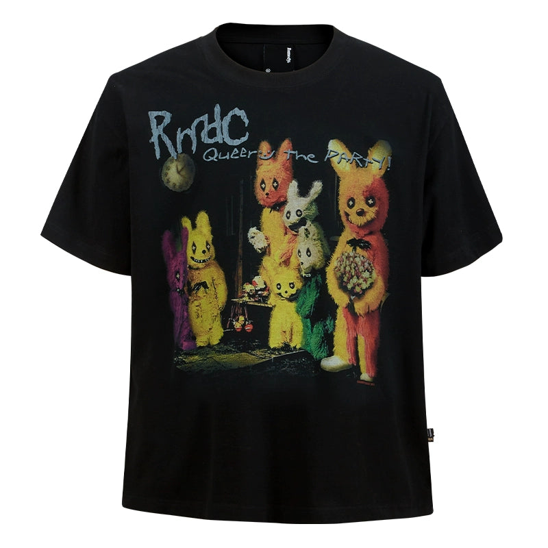 Remedy Bunny Party Cartoon Tee