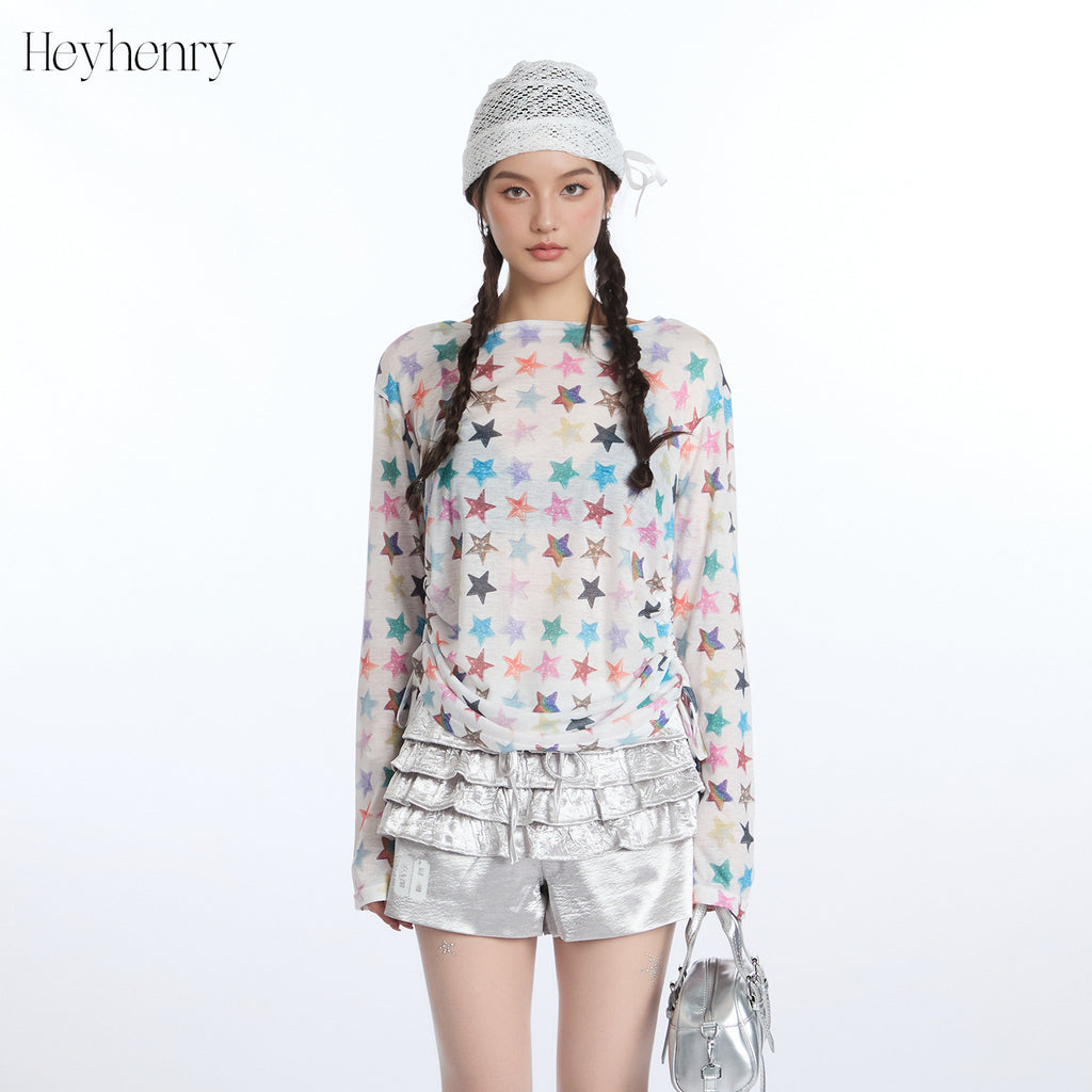 HeyHenry Pentagram Star Waist Long Sleeve