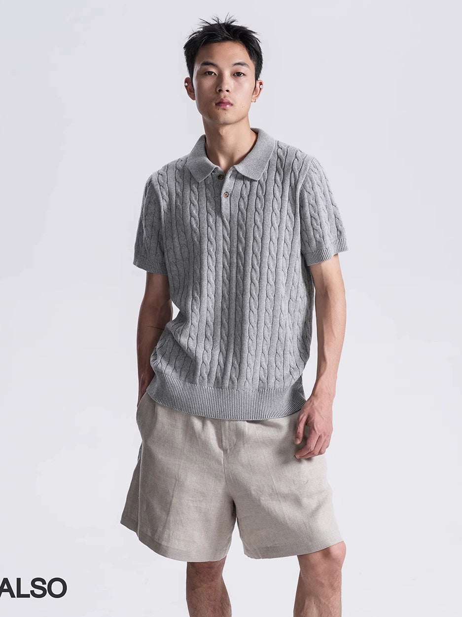 SEE ALSO Lazy Versatile Business Twist Polo Shirt