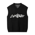CoosRetro College Style Knitted V-Neck Sweater