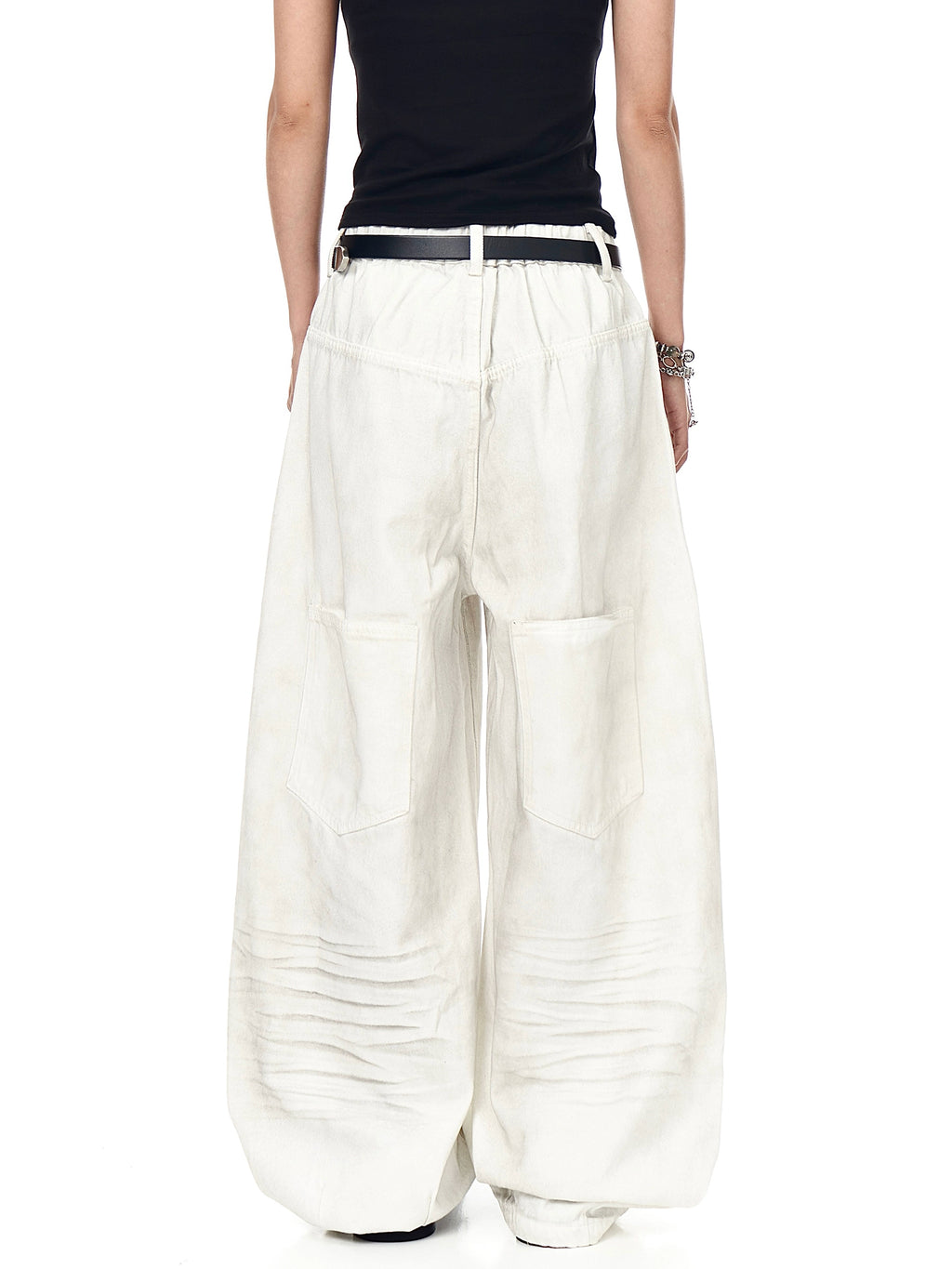 BLACKLISTS High Street Dirty Old Cat Beard Scimitar Jeans